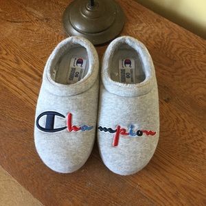 Champion heather grey slippers